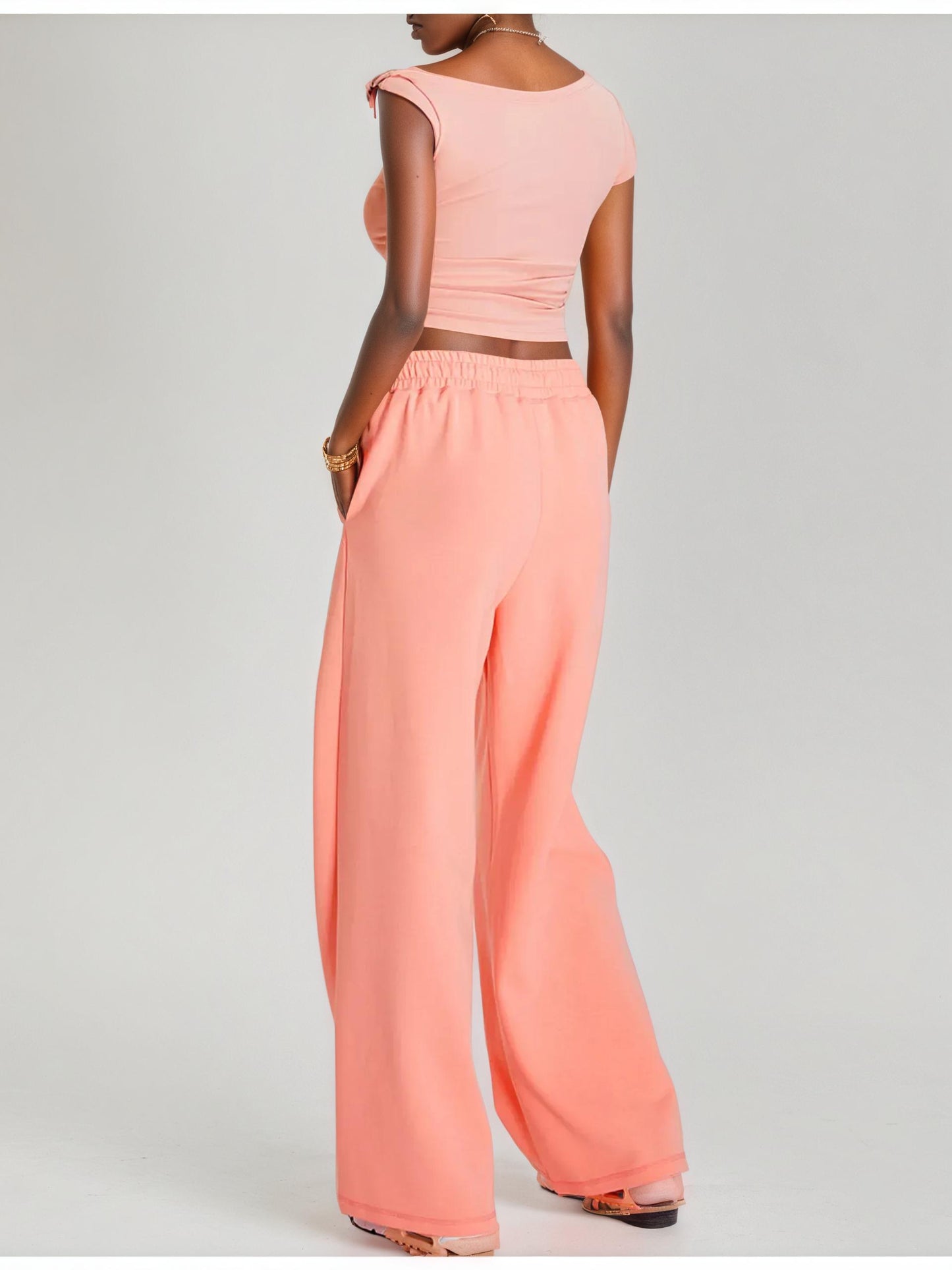 Ruched Side Asymmetrical T-Shirt